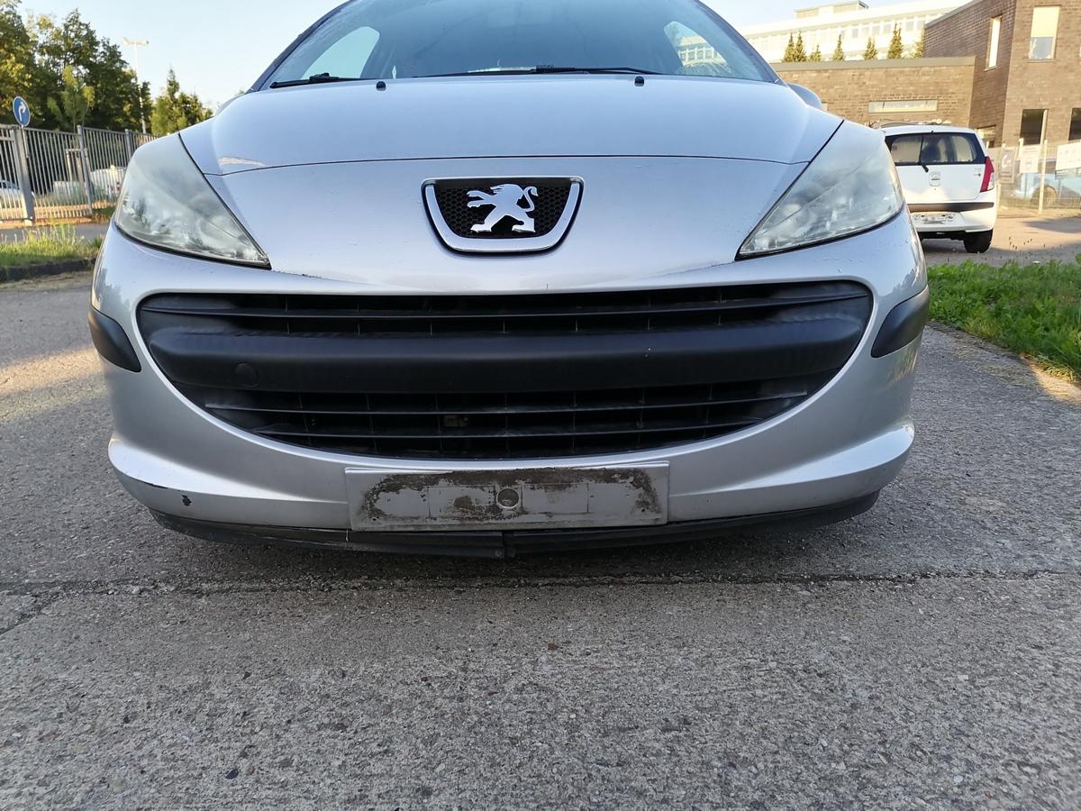 Peugeot 207 original Sto&szlig;stange Stossf&auml;nger vorn EZR Aluminium Grau Bj.2007